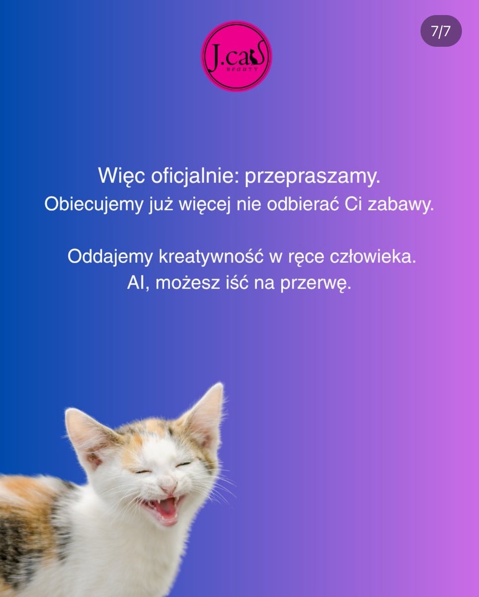 brudikrew's tweet photo. Szanuję, że przyznali się do błędu i zapewnili, że to koniec z AI. Tak mało a wystarczy, inne marki mogłyby brać przykład https://t.co/ztrzYAu7VP