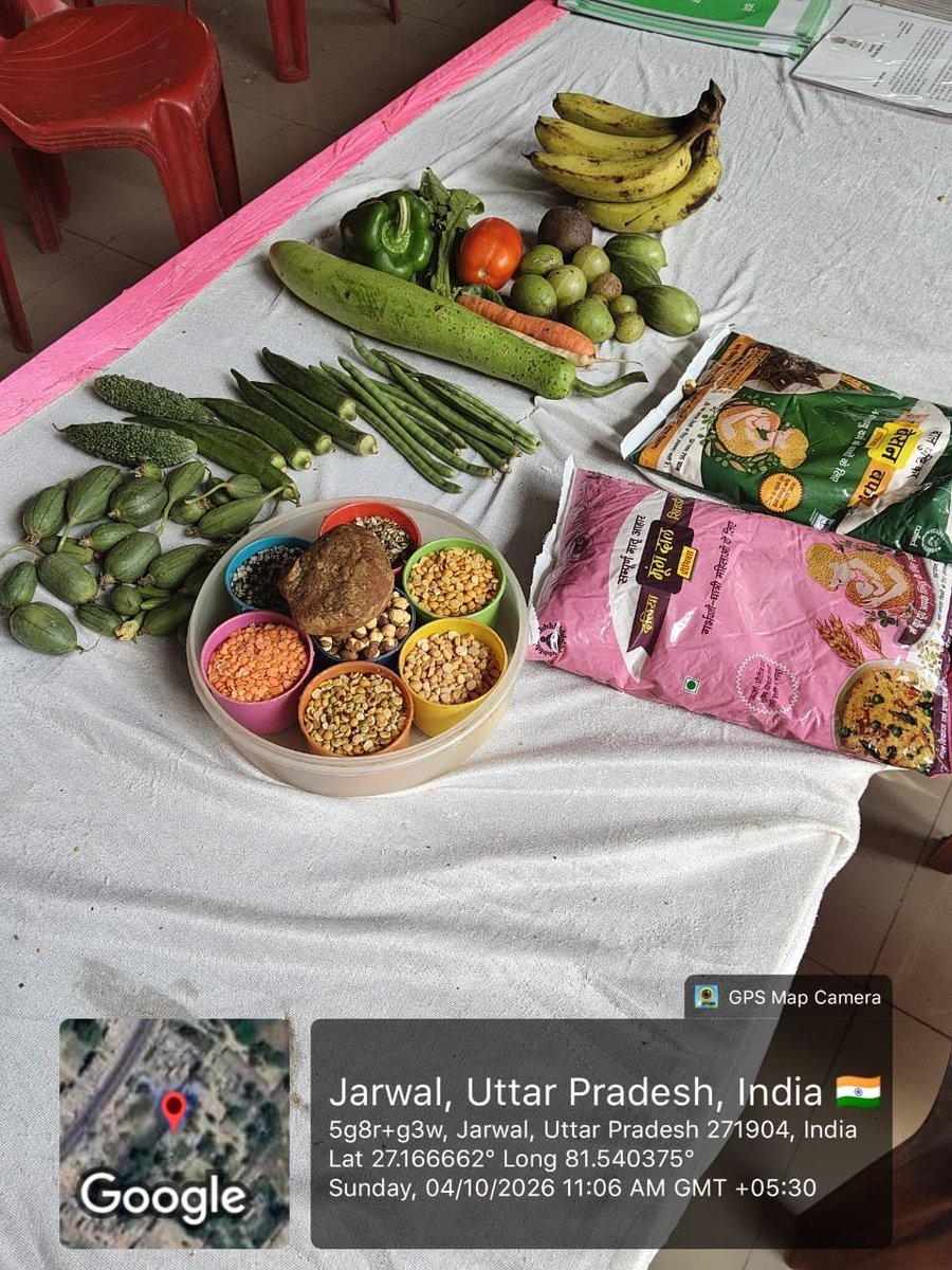 ICDSBAHRAICH01's tweet photo. सही पोषण, देश रोशन! सेवा संकल्प अभियान एवं पोषण माह के अंतर्गत बाल विकास परियोजना एवं पुष्टाहार विभाग, बहराइच द्वारा हर बच्चे और धात्री माता तक पहुँच रहा है पोषण संदेश।
#MaaSangPoshan #MaaKeSaathPoshanKeSang #LocalKhanaProteinKhana https://t.co/nz7D0qZJcP