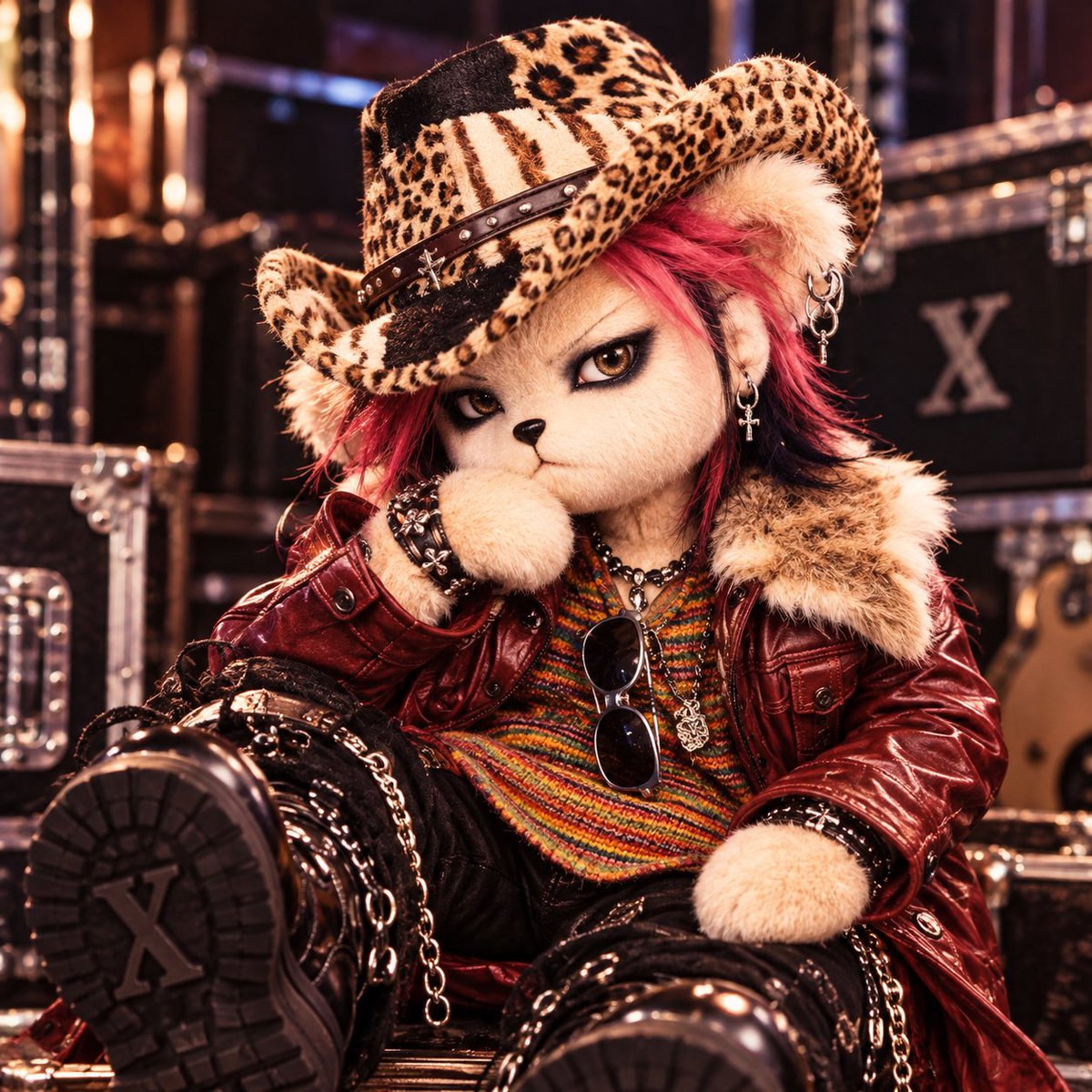 hide722yu's tweet photo. hideをイメージした、くま🧸ちゃん(*´罒`*)

 #hide
 #くま
 #画像どうぞ https://t.co/MStUzUpQMy