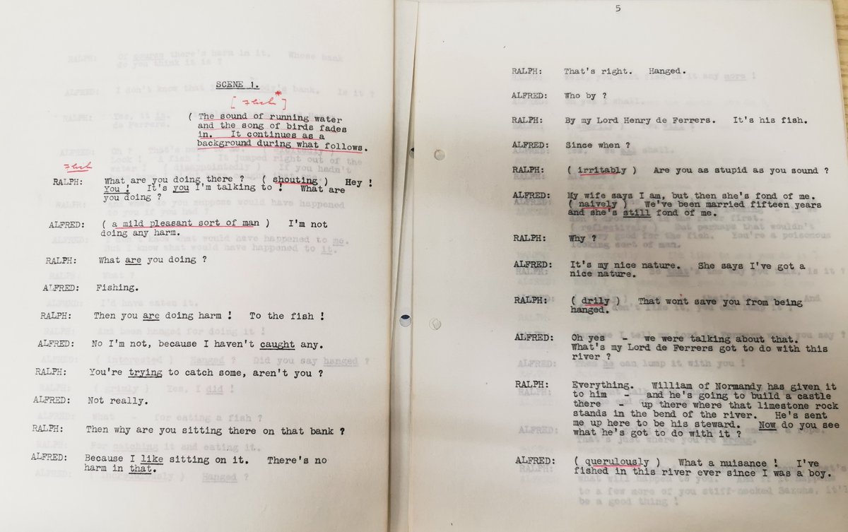 DerbyshireDRO's tweet photo. L. du Garde Peach wrote a series of Children’s Hour radio plays in the 1930s exploring the stories behind Britain’s castles. Our latest find is his script for Hardwick Hall — a short drama blending real history with Derbyshire folklore.
#EYAFolklore https://t.co/22Ps1Cb8IB