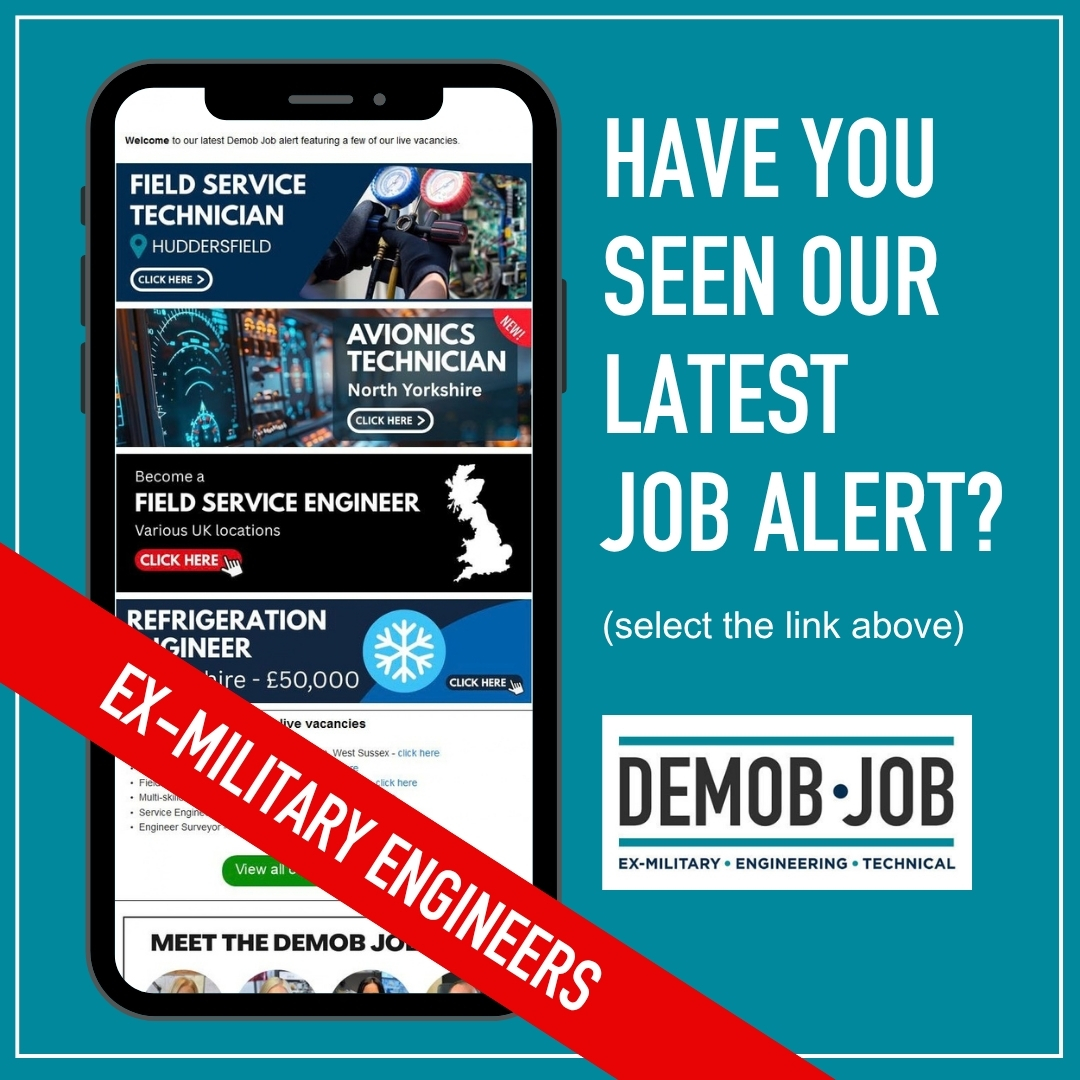 DemobJob's tweet photo. Jobs to your inbox every week. Check out our latest ones at:
👉 https://t.co/aOgI8ezLCb
#exmilitary #engineers #jobs https://t.co/512EU0cESP