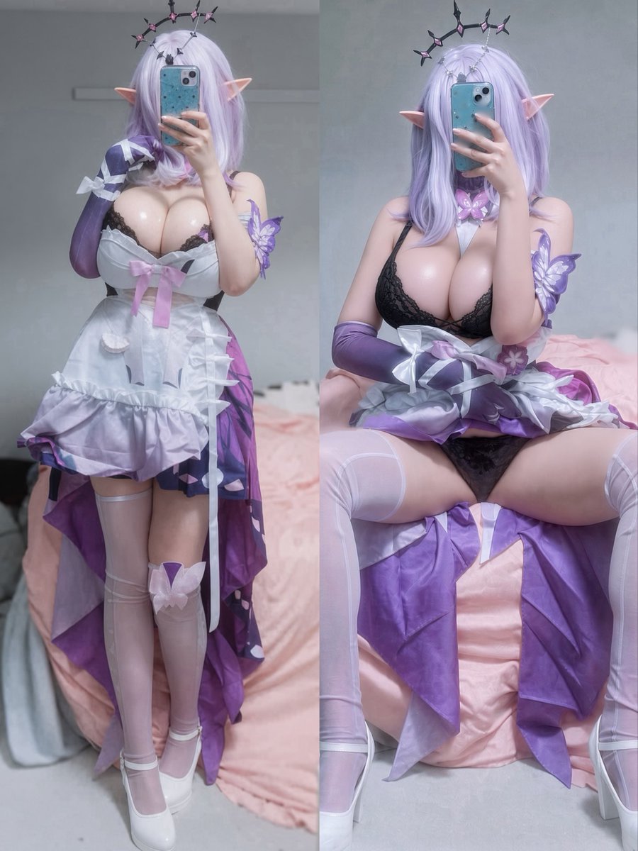 ブルーアーカイブ風? いや崩壊:スターレイルのヒアンシー…ではなく、誘惑するキャストリスのコスプレ