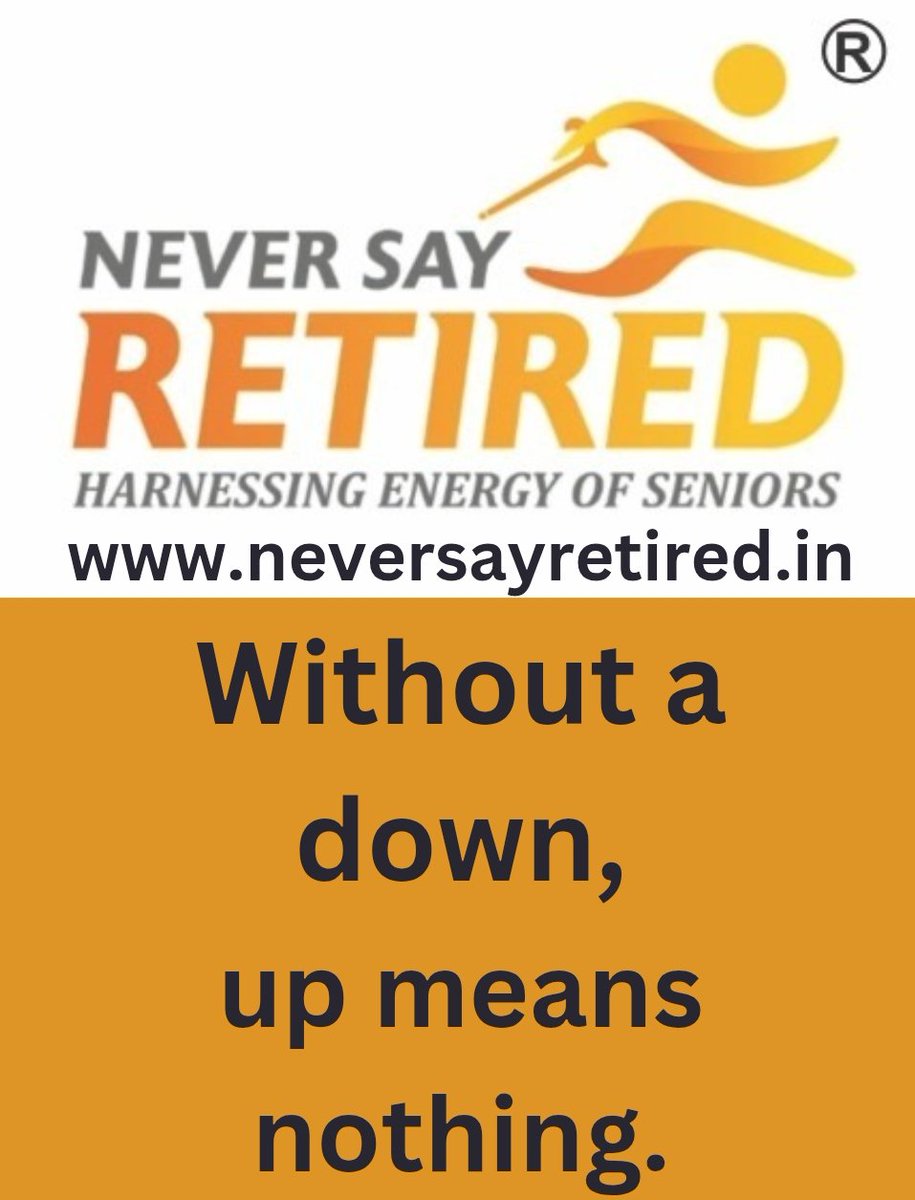 vijaymaroo's tweet photo. Join Never Say Retired Forum, a @facebook group and Never Say Retired @WhatsApp channel and subscribe to Never Say Retired @YouTube channel.
Our mission is to empower #seniors to be active, engaged and valued.
#NeverSayRetiredMission @NeverSayRetired https://t.co/Qy7h6JOaNB