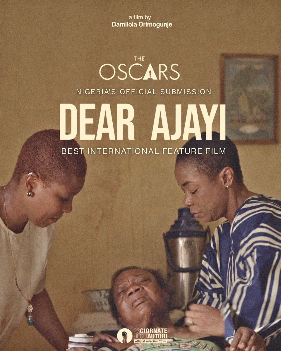 ObiajuluKc's tweet photo. Dear Ajayi is Nigeria’s official selection for the Oscars. Here we go https://t.co/FiV8yGztMX