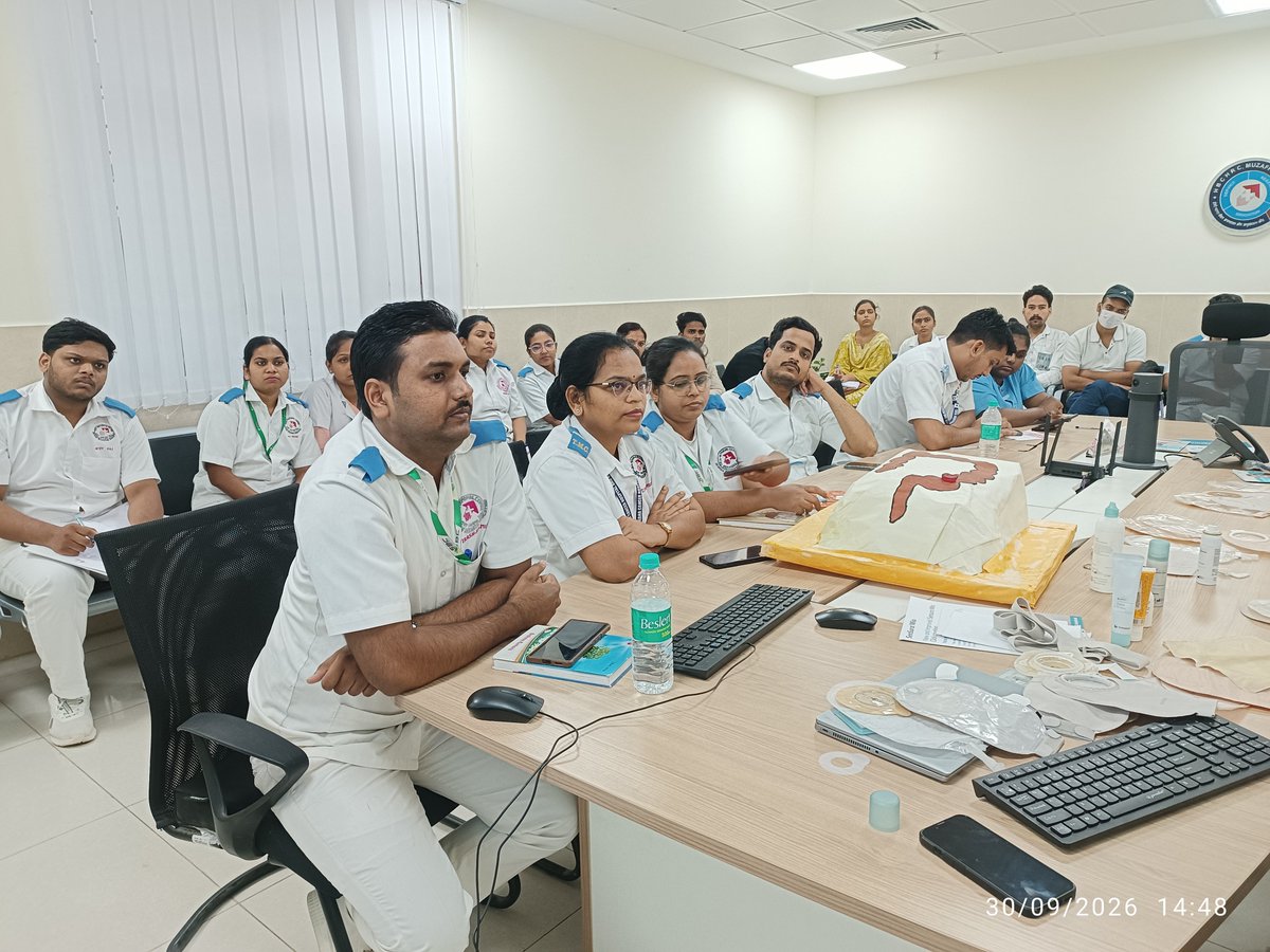 HBCHRC_Bihar's tweet photo. workshop was well received by the participants and contributed to strengthening the quality of nursing care provided to patients requiring stoma management at HBCH&amp;RC Muzaffarpur.

#StomaCare #StomaManagement #NursingWorkshop #OncologyNursing #CancerCare #PatientCenteredCare https://t.co/OfeCk7QTDY