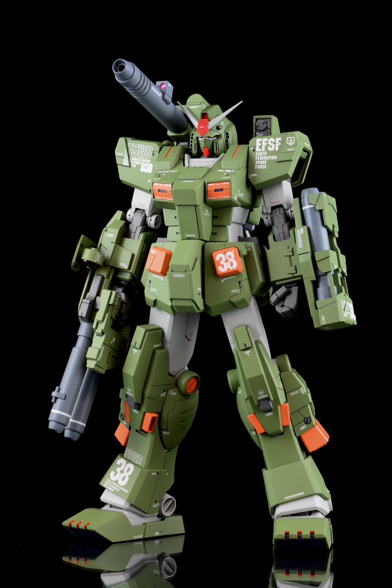 kenichiro16w's tweet photo. MG 1/100 FAガンダム復活計画③
FA-78-1フルアーマーガンダム完成(復活)しました。頭部・上半身を新規制作、カラーリングは設定に準じグリーンにしました。アーマー類はモデグラ‘17年5月号掲載時のままですが、デカールを少し追加しました。
#FAガンダム https://t.co/t0aj5TW6rq