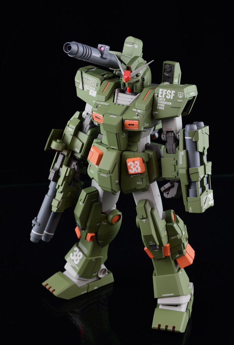 kenichiro16w's tweet photo. MG 1/100 FAガンダム復活計画③
FA-78-1フルアーマーガンダム完成(復活)しました。頭部・上半身を新規制作、カラーリングは設定に準じグリーンにしました。アーマー類はモデグラ‘17年5月号掲載時のままですが、デカールを少し追加しました。
#FAガンダム https://t.co/t0aj5TW6rq