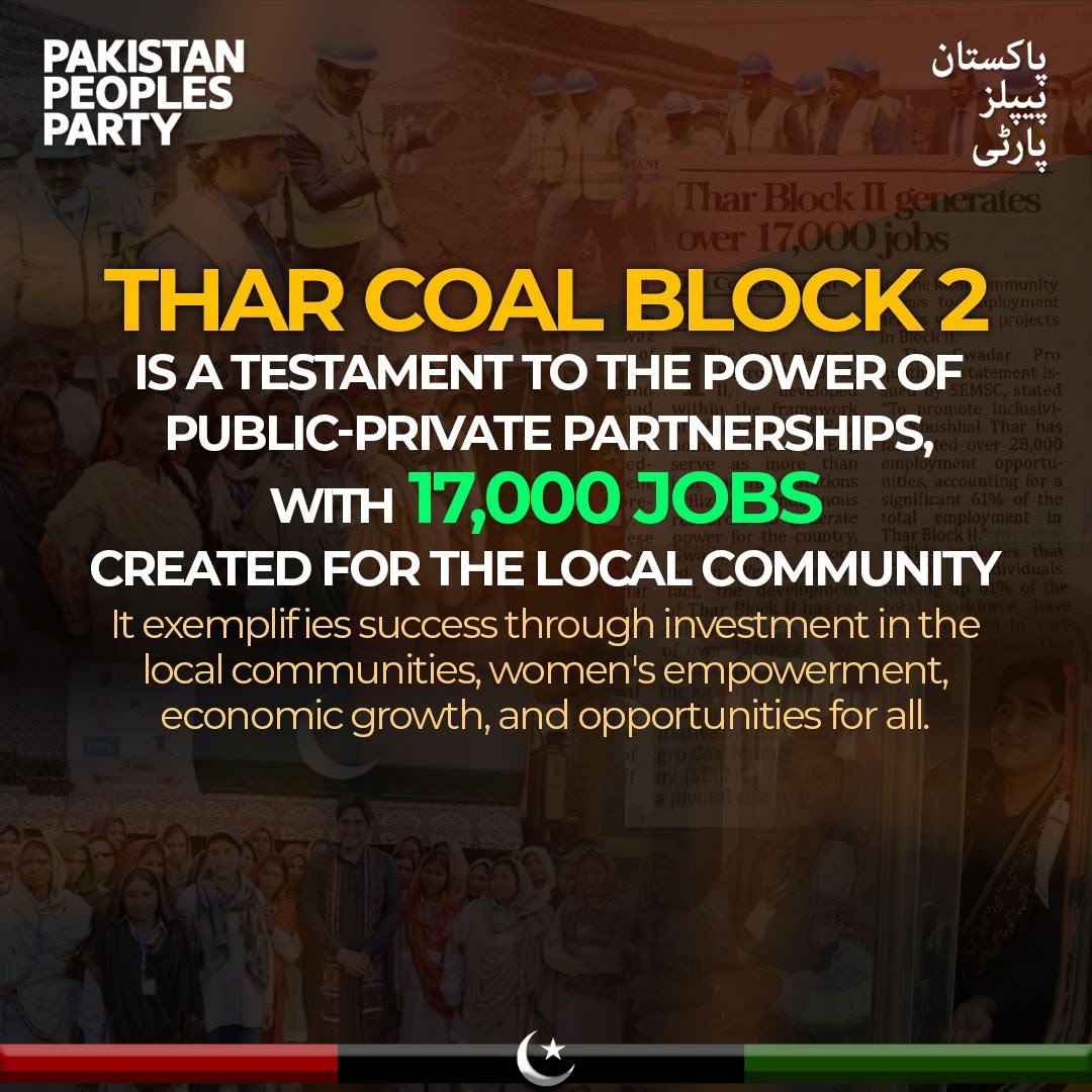 MullaFazal8's tweet photo. پاکستان پیپلزپارٹی کے چیئرمین بلاول بھٹو زرداری 5 اکتوبر 2026 کو وزیراعلیٰ سندھ سید مراد علی شاہ کے ہمراہ تھرپارکر کا دورہ کریں گے، جہاں وہ ��ھر کے توانائی، صنعتی، صحت، روزگار اور زرعی ترقی سے متعلق مختلف منصوبوں کا جائزہ لیں گے۔#TharBadalRahaHaiPakistan https://t.co/p0v6rlI5gD