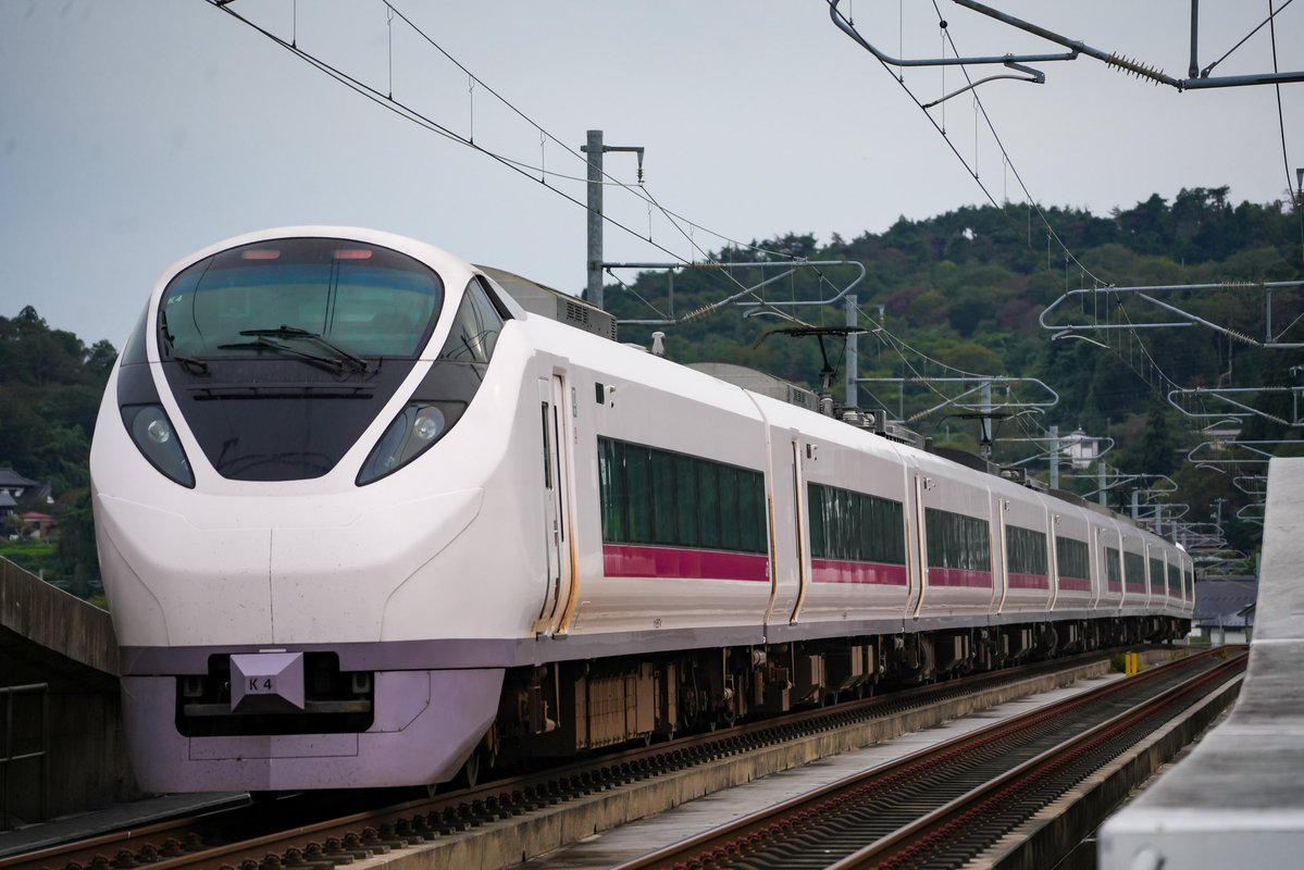 atsushi1121's tweet photo. 2026.10.4
東北本線
E657系 K4編成
盛岡地区ハンドル訓練

衣川橋梁を駆け抜ける https://t.co/vFUch1vdsT