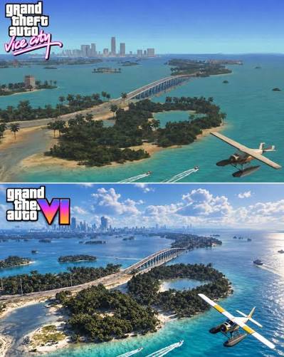 AnnaGrey_sp's tweet photo. The jump in visual quality and map detail for GTA VI is unbelievable lol. Rockstar really spent every year of development making this look unreal.😎😎

#Gaming #Twitch #Stream #GTA #GTAVI #News #Speed https://t.co/knXTaXqzYG