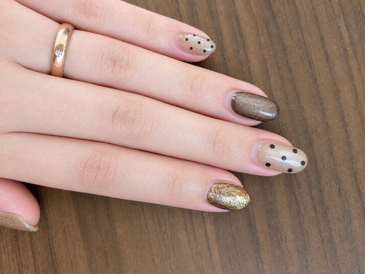 MARI09hase's tweet photo. 9月Nail
ドット柄可愛くてまた別のカラーで試してみようと思います🧡🫡 https://t.co/qWWF5SOgkn