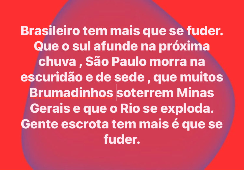 CrespoManoela's tweet photo. @lelispatricia @lola19803789 O Brasil não merece Lula https://t.co/mZgisLQZR7