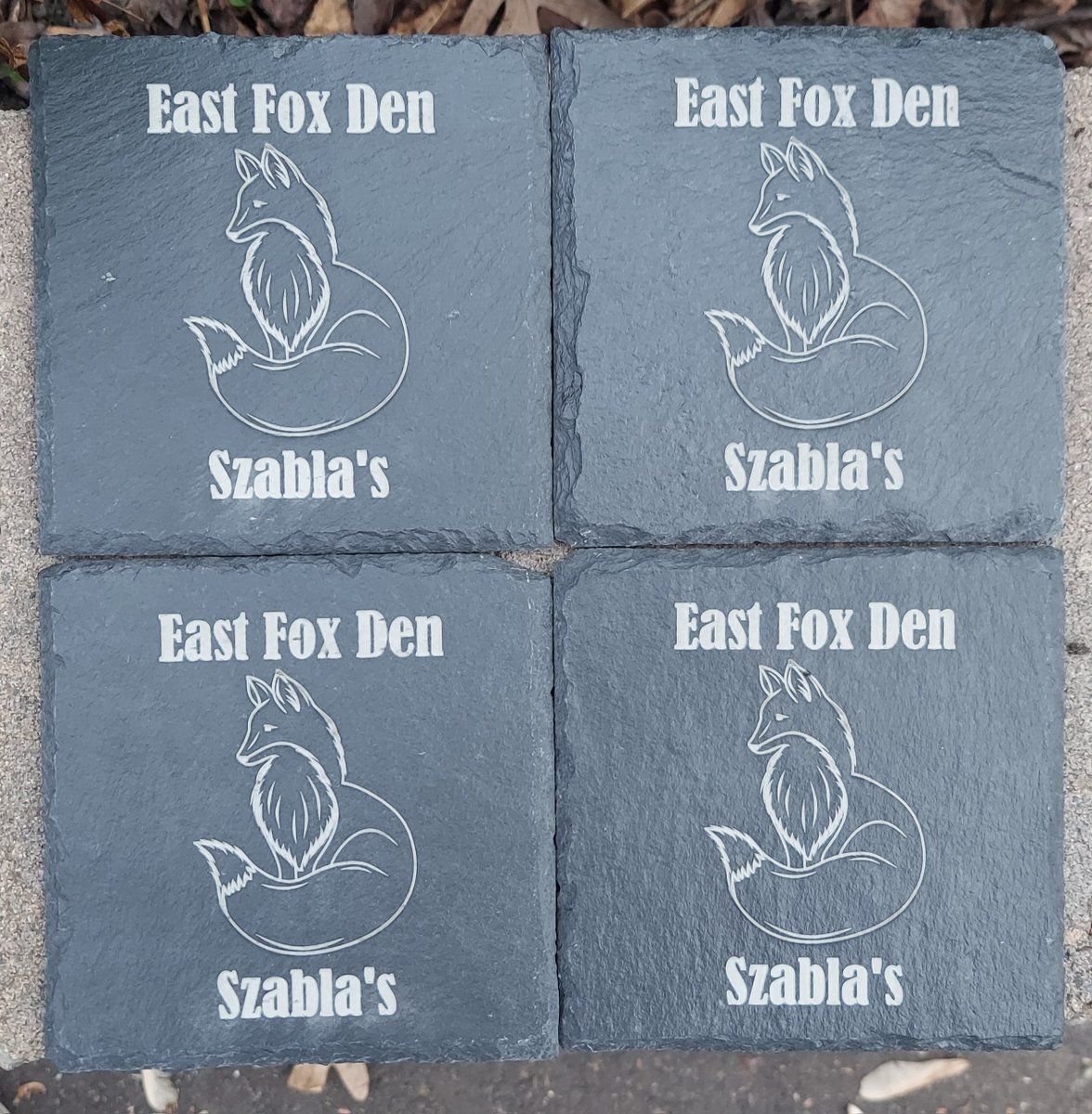bluelinecustom's tweet photo. Custom engraved slate coasters - badges, patches, business logos, or any design that you desire. These can be used as actual coasters or use them as display pieces. #customengraved #engravedslate #slatecoasters #engravedcoasters #personalizedgifts #engravedgifts https://t.co/czTwkDOYff