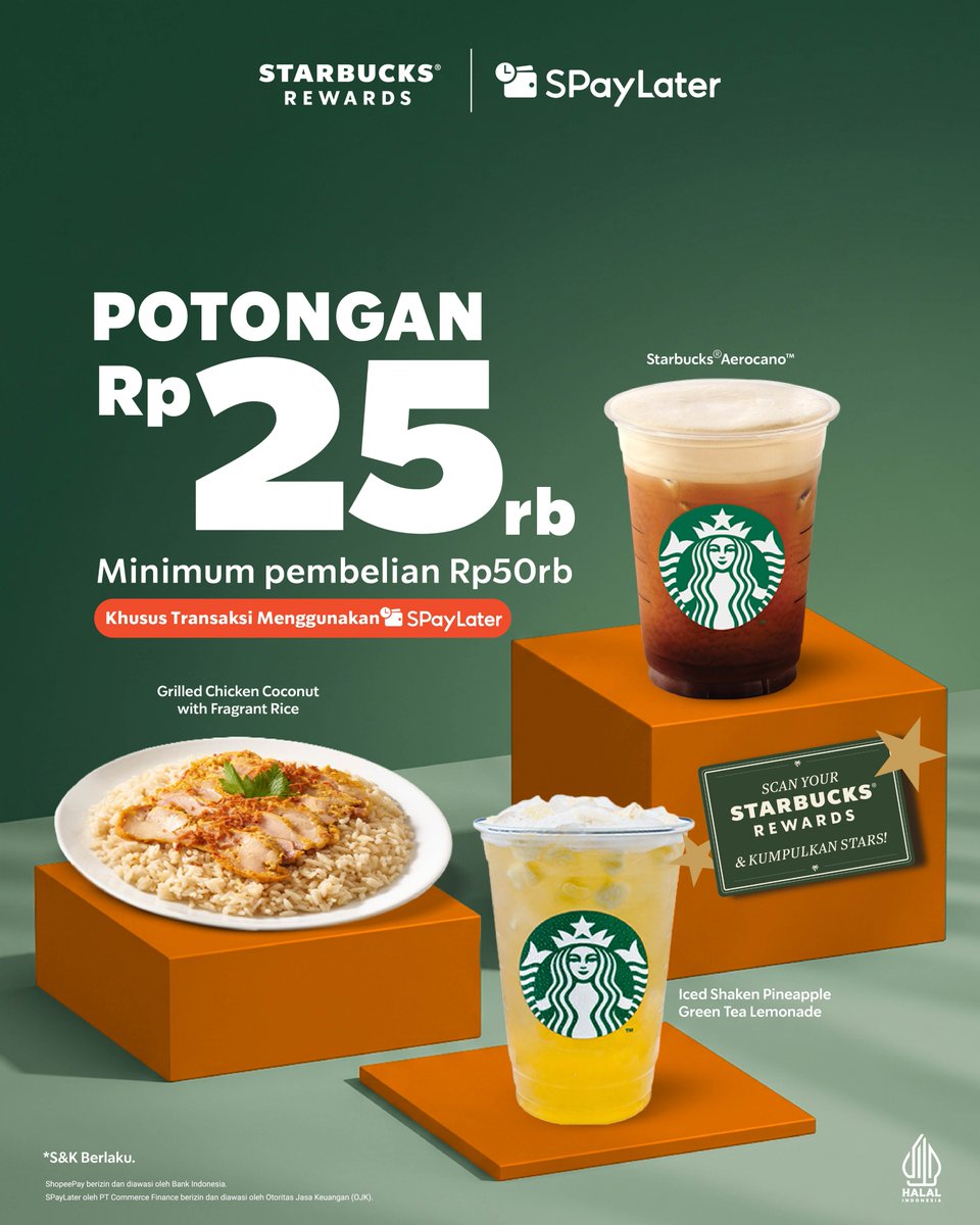 SbuxIndonesia's tweet photo. Another day, another step closer to your FREE collectible! 👀⭐️

Order makanan atau minuman kesukaan kamu min. Rp 40rb sebanyak 8x, and get your FREE exclusive Charm atau Collectible Strap khusus Starbucks Rewards Member. 

Cek progress kamu di Starbucks Rewards App > Inbox > Program Tracker

Tinggal butuh berapa transaksi lagi untuk dapetin wishlist charm atau strap kamu? 🤩

Periode: 1 Oktober–30 November 2026

T&Cs apply, while stocks last.