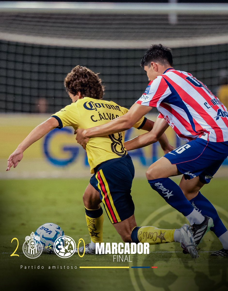 AlfredoFM77's tweet photo. Liga MX:
Partido amistoso desde Estados Unidos donde se disputa el clásico nacional donde Guadalajara le gana al América. https://t.co/lGy9RqkWxe