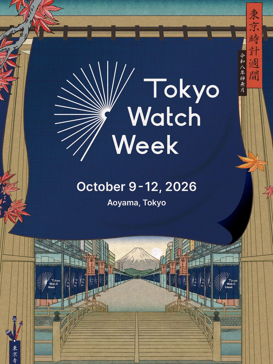 FukushimaCo's tweet photo. いよいよ今週末からTokyo Watch Week 2026です。私たちも出展させていただきます。ぜひブースへお立ち寄りください。Odaka、Futabaは勿論、mircoのTYPE-02、TYPE-03も展示します。
新作モデルは、ベゼルの色調整が間に合わずお披露目できませんが、そんなお話もできたら嬉しいです。
#TWW2026 https://t.co/P4xIoQ9fRa