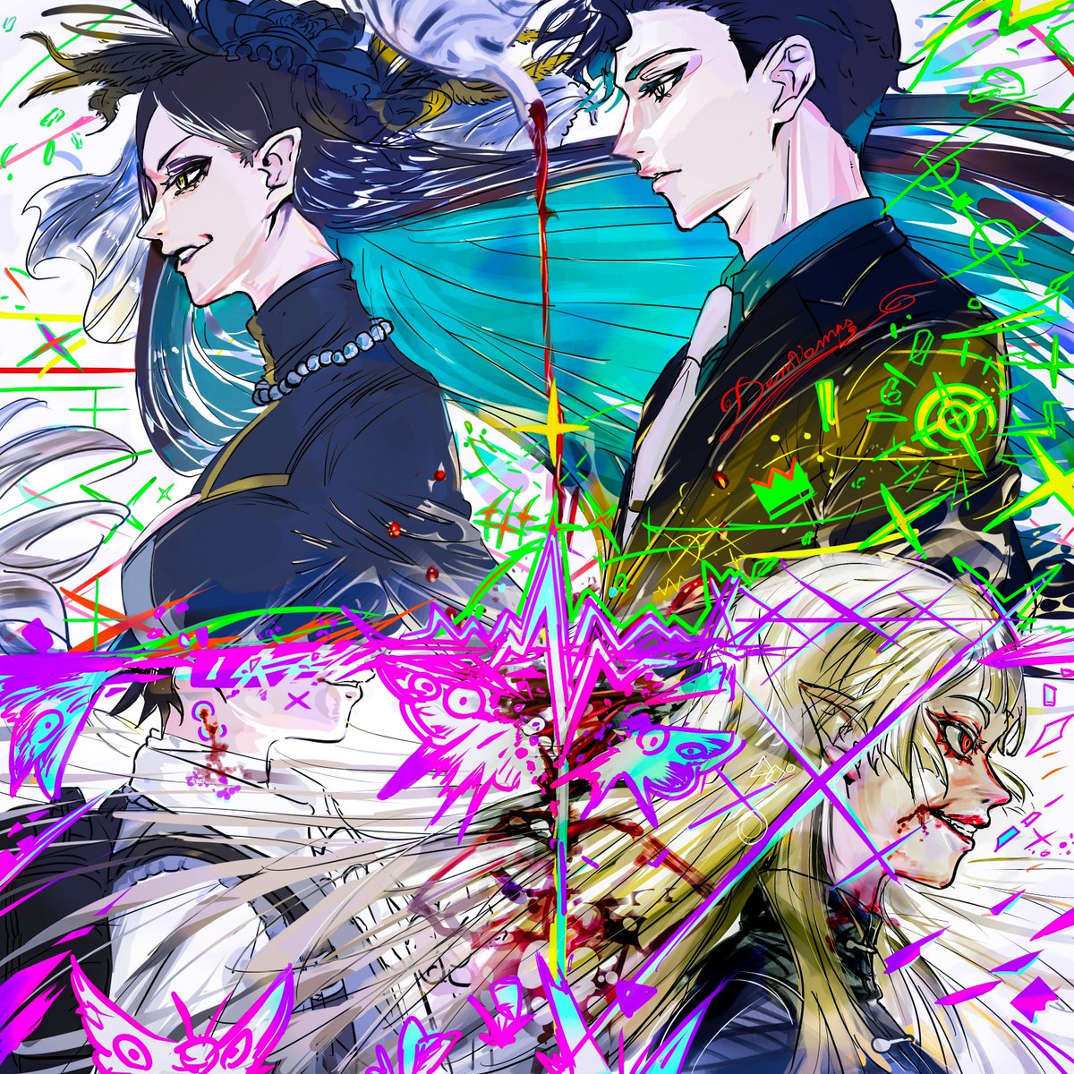 Nekozero__art's tweet photo. I participated in some key animation for MV 『VAMPY』 directed by LAM.
First, my sincere thanks to Usuki-san, Ou-san, and Wang-san for their guidance throughout the process.
As a fan, I was incredibly happy and honored!
▼https://t.co/gGnrTdRs0Y
#DemVAMPS #デヴァンプス https://t.co/G7IkIbUQYi