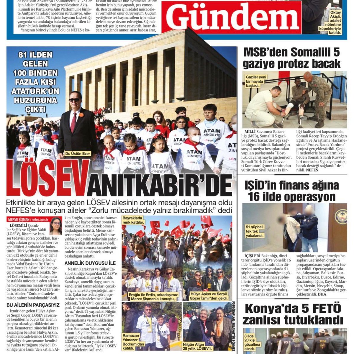mrvesismn's tweet photo. Anıtkabir etkinliğinde bir araya gelen LÖSEV ailesinin ortak mesajı dayanışma oldu

👇👇 https://t.co/PMgj5iCy8G