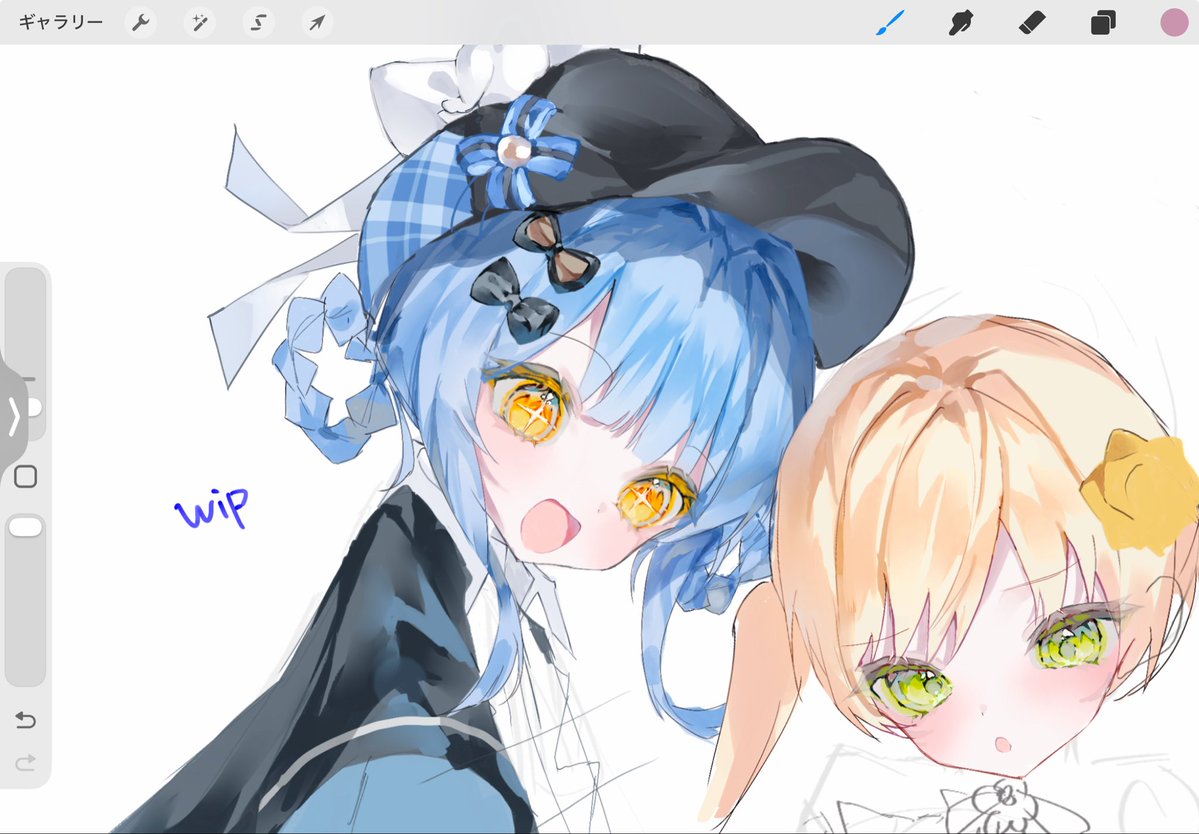 issyokuOunder1's tweet photo. シェリハンの身長差がなかなか掴めず… https://t.co/2RyKUs7TKR
