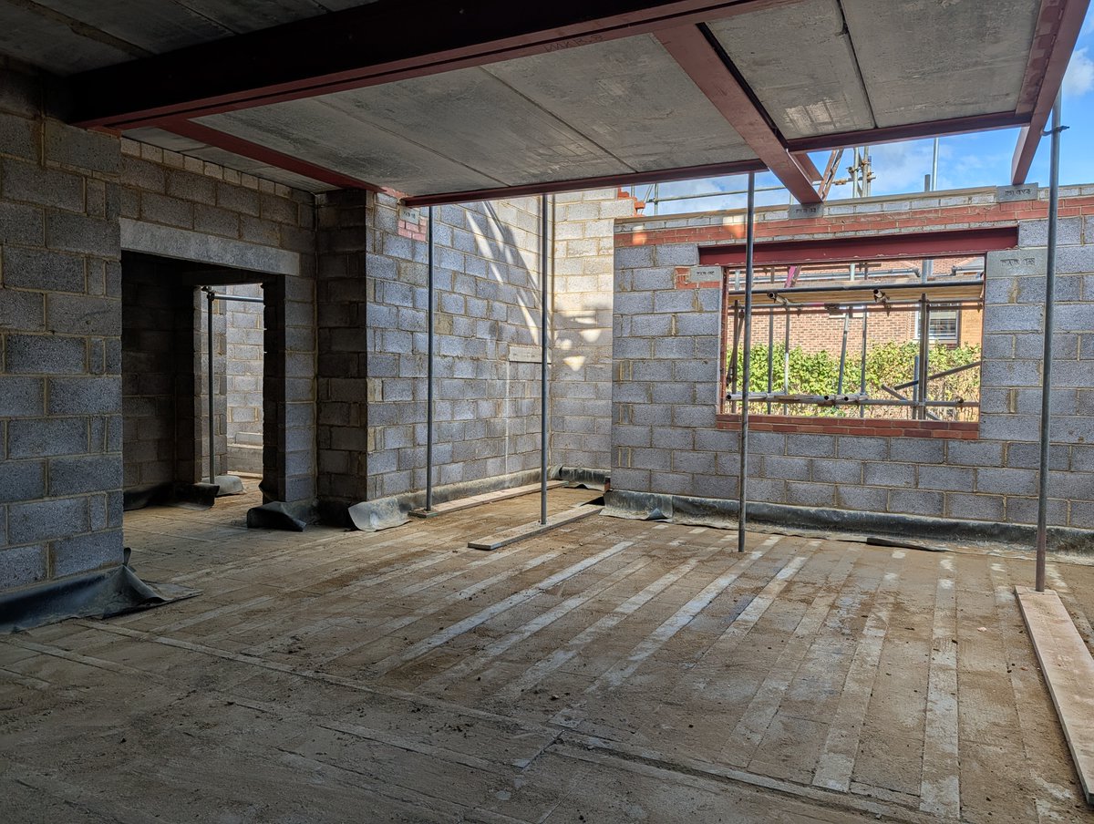 MEB_Design's tweet photo. Great to see progress on site at Holy Trinity Redhill, thanks to Hystar Construction and team.

#architecture #communities #church https://t.co/FhxtDBHJBp
