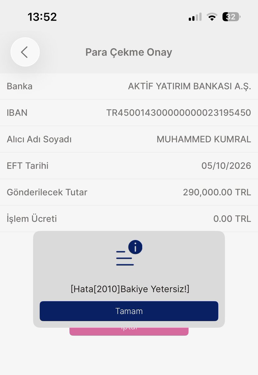 memosyildiz's tweet photo. #TMV  
Tmv tarafında kimle muhattap olacağız Bu tarafla ilgili haber almak da zor… fon tasfiyede de değil #tmv ’yi sattık,  parası yattı ama ben tera yatırımdan bir türlü parayı virmanlıyamıyorum bir türlü ne yapsamda çıkışı sağlanmıyor bunun sebebi ne yani , hiçbir sey anlamadık net bir haberde yok. Ne zaman çekebilecez oda belli değil 
Parayı kim blokede tutuyor???? Oda belli değil 
Yani bir haydut paramı çalsa yada bir dolandırıcı örgüt çalsa suan yaşadığım ve içine düştüğüm durumdan daha berbat bir durum yasama imkanım yok ya @spkgovtr @_cevdetyilmaz @RTErdogan @MerkeziKayitTur @TeraPortfoy @terayatirim @oktay_saral 
#TMVBlokeKalksın 
#TMVParamızNerede