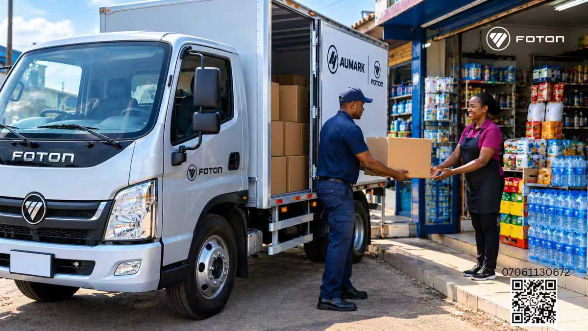 NigeriaFot17814's tweet photo. From the road to the neighbourhood store, every delivery is part of someone’s day.
A quick stop, a few items delivered, and the day goes on. Simple journeys that keep everyday business moving.
#FOTONNigeria #Aumark #DeliveryTruck https://t.co/e8pVVGGwhX