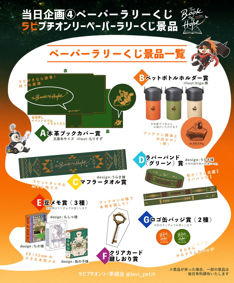 lavi_petit's tweet photo. 📢ペーパーラリーくじ景品(2/2)
#ラビプチ1011

☆豆メモ　3種
illust：ちか様(@55chikako)、もしゃ様(@5mmm516)、烏の子様(@karasunoco)

☆クリアカード鍵しおり

☆ロゴ缶バッジ　2種

どれも素敵なデザイン・イラストで最高のグッズに仕上がっています🥳
ペーパーラリーくじ、ぜひご参加ください✨ https://t.co/Tt7MgDk6Y2