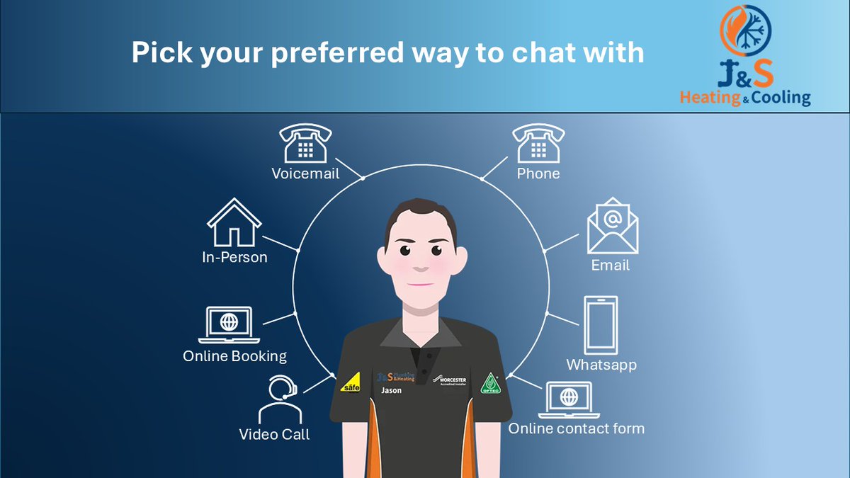 JASHeatandCool's tweet photo. Did you know?

J &amp; S Heating &amp; Cooling answer calls, emails and whatsapp messages, no more waiting for a reply, get answers fast with J &amp; S Heating &amp; Cooling.

#jaspher #jassafetytips #callsanswered #reliable https://t.co/qMqH6PsJHj