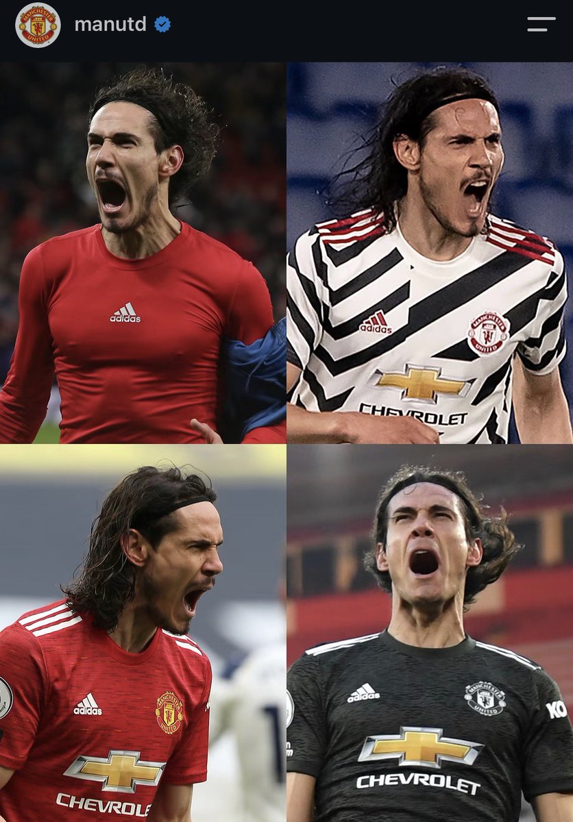 FrankEra_'s tweet photo. 🚨📸 - Manchester United on Instagram.

Give it, give it, give it to Edi Cavani.. 🎶🇺🇾 https://t.co/Coquy0YR0E