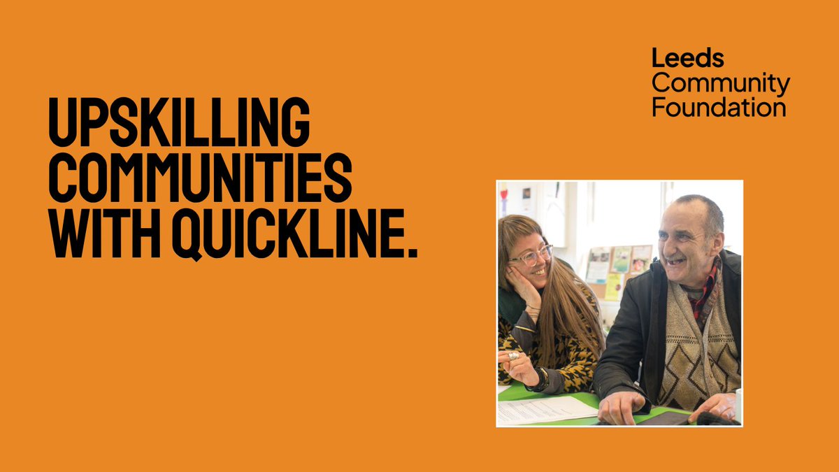 LeedsCommFound's tweet photo. Upskilling communities with @QuicklineUK 🙌 

One year into their 3-year projects, and the organisations we funded through the QFutures Community Fund are already making a real difference. 

Read all about the programme's impact on our website 👉 https://t.co/uht1LagKmp https://t.co/egH4TrCqZl