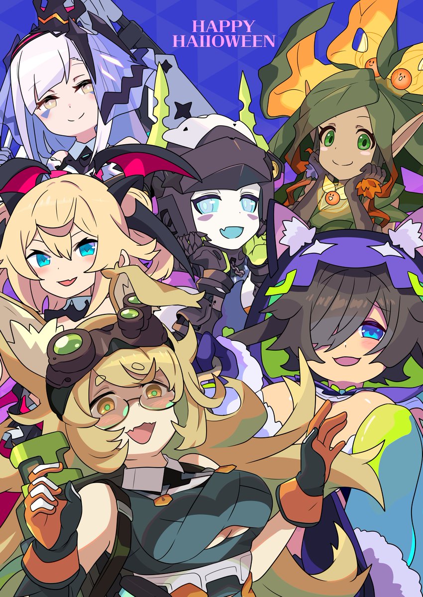 takanabeasami1's tweet photo. 懐かしきハロフリ集🎃 ＃ワーフリ ＃ワーフリファンアート https://t.co/qCDzQUGuXP