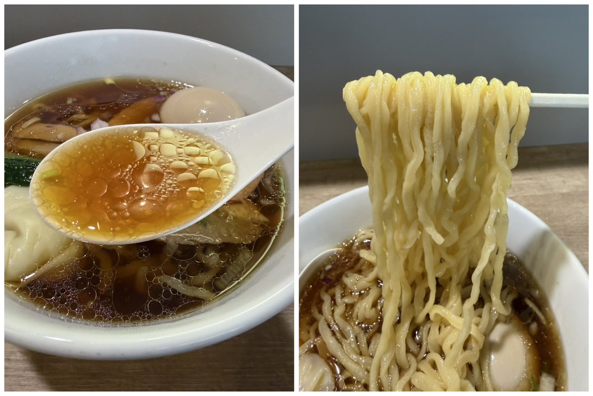 passandgo614's tweet photo. 2026-198🤗
【中華そば むぎすけ】八王子
中華そば＋味玉

鶏と豚主体で白河ラーメン系💯💯😆動物系の出汁感にコク・酸味・円やかさの三要素兼ねる醤油感で移転前と異なる醤油の感じ方💯💯🤩
赤坂で営業していたらー麺福久朗が中華そば炎の跡地で屋号を変え再出発した一杯で今日もFantastic day!☺️💞💫 https://t.co/5Qob6YOjPF