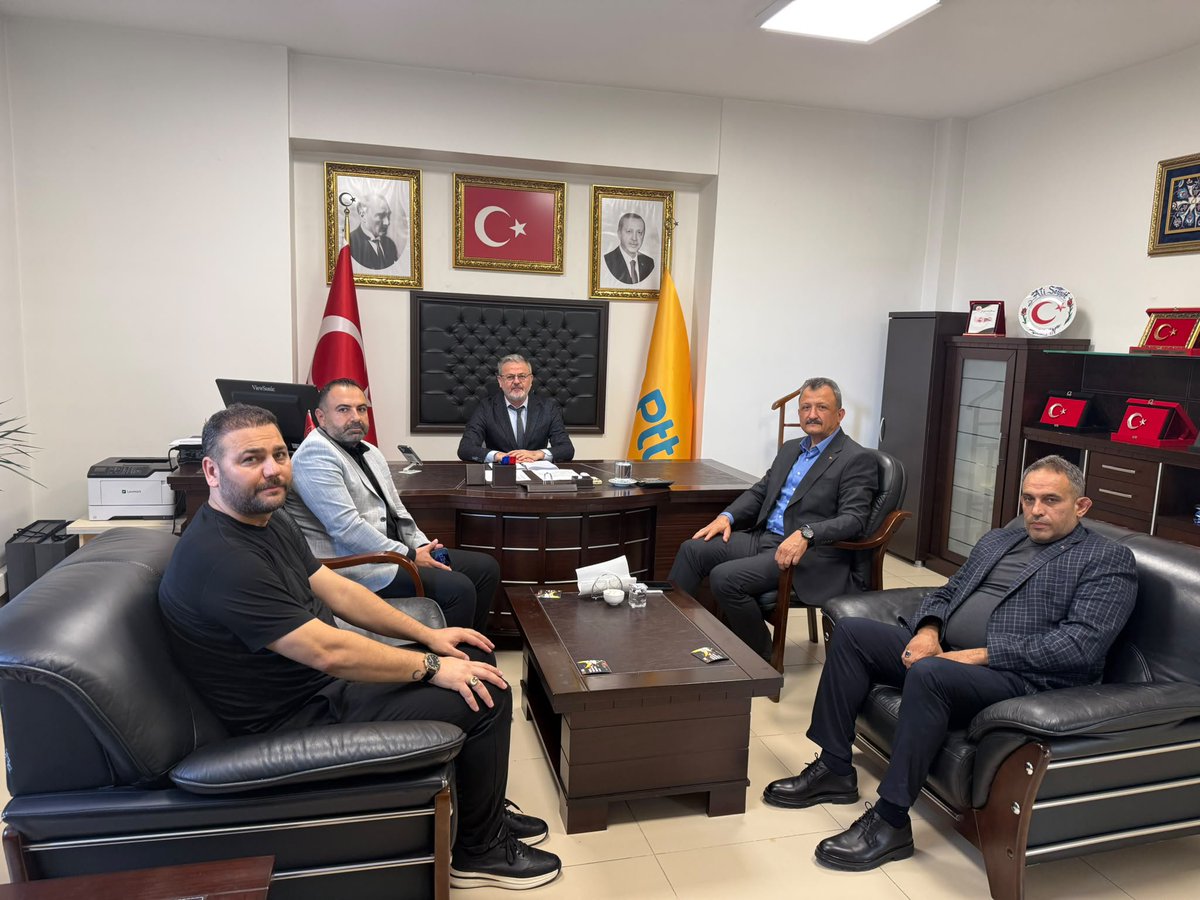 coskunali_01's tweet photo. PTT A.Ş. 5. Bölge Müdürlüğü görevine atanan Sayın Ali Seyyit Sevin ve Bölge Müdür Yardımcılarını ziyaret ettik.

Sayın Müdürümüze yeni görevinde başarılar diliyor, misafirperverlikleri için kendilerine teşekkür ediyoruz.

#GüçlüTeşkilatGüçlüSeyhan https://t.co/dd1MM2Lgwr