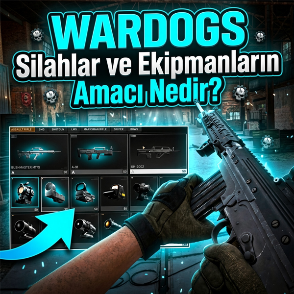 itemsatiscomtr's tweet photo. WARDOGS 2026’da doğru silah ve ekipman seçimiyle takım uyumu, kaynak yönetimi ve strateji elinizde! Rolünüze uygun ana silah, zırh ve destek ekipmanıyla sürdürülebilir zaferin yolları rehberde.

#Wardogs #OyunRehberi #FPSRehberi https://t.co/HRLprF0Kx3