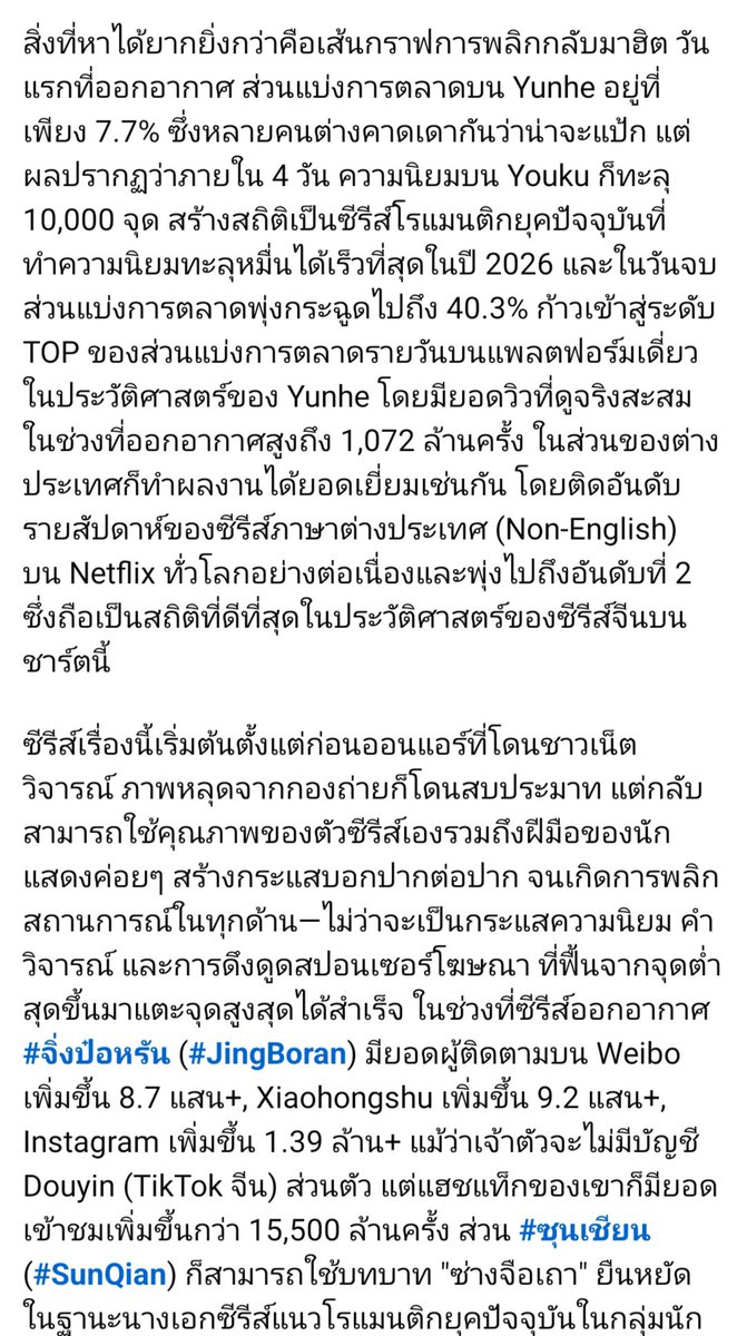 rujilada29's tweet photo. ..อันดับ1 !!!!!! แล้วแซงของเก่าไปแบบ2ล้านวิว เริ่ดมากกกกกกก สมมงมากกกกกก ม้ามืดแบบโคตรม้ามืด  บอสลุคฟอร่า ป๋อหรันซุนเซียน ตำนานตลอดไปปปปปปป👏🎉
#TheEarlySpring https://t.co/PgrkNtQTdN