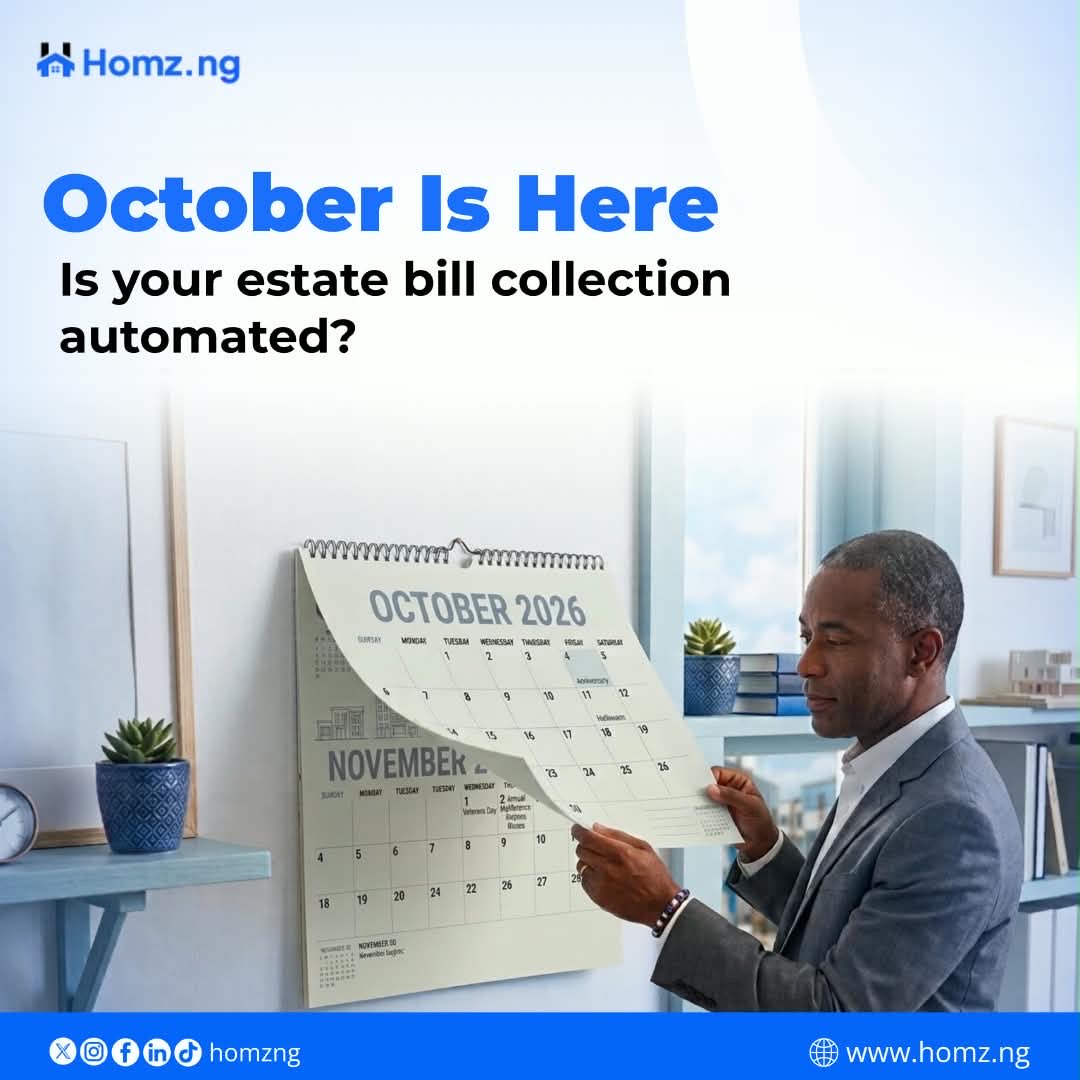 homzng's tweet photo. Is your estate bill collection automated yet?
Stop chasing payments manually. With Homz, streamline bill collection, track payments and stay on top of your estate finances with ease.
New month. Smarter management.
https://t.co/Q4SvYIEKDw
#EstateManagement #billscollection https://t.co/2Orr6BCd8z
