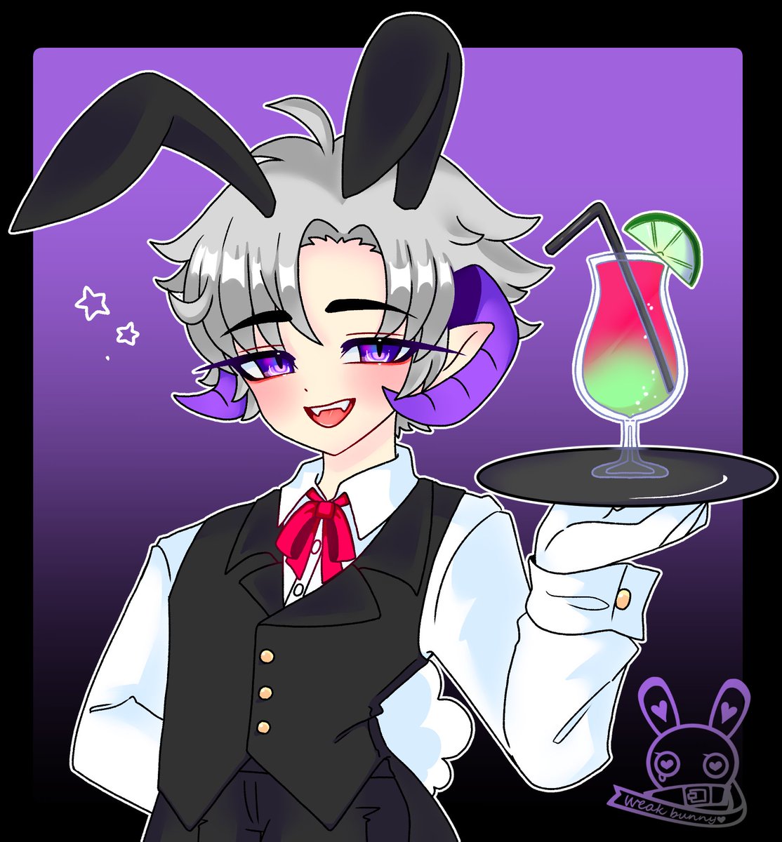 weakbunny's tweet photo. 過去絵リメイク〜 https://t.co/yNyFOLIsz5