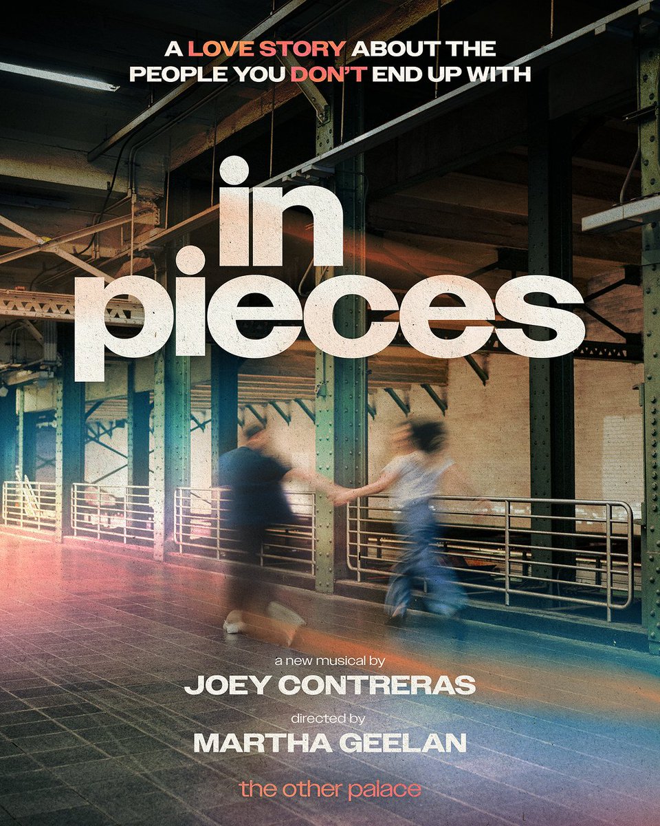 TheOtherPalace's tweet photo. 🧩 In Pieces will make its world premiere at The Other Palace in London.
The first week of performances, from 6 to 14 February 2027, are now on sale: https://t.co/u3FzVGulMv.

Don't miss out.
#musical #newmusical #musicaltheatre #inpieces https://t.co/Fngof3xbP0