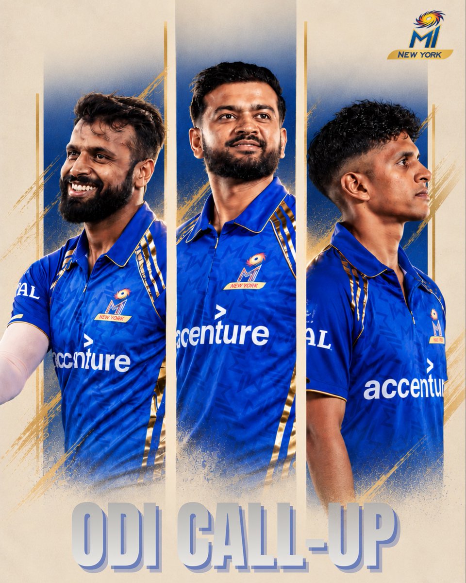 MINYCricket's tweet photo. Called up for national duty 🇺🇸💙
Our players are set for the upcoming Tri-Series. Go well, boys! 👊
#OneFamily https://t.co/M9bHkhsT5R