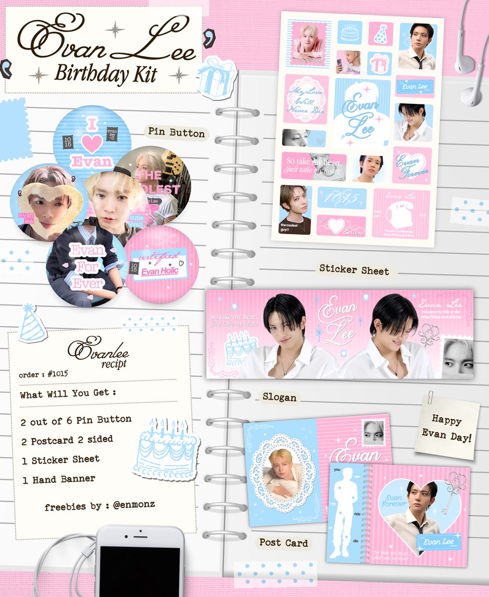 enmonz_store's tweet photo. ˚₊‧꒰ა ♡ ໒꒱ ‧₊˚
EVAN LEE • BIRTHDAY KIT
little pieces of love, made for his special day.

୨୧ how to claim ୨୧
♡ follow @enmonz_store
♡ like & repost (RT) this post
♡ like & repost (RT) pinned post
♡ spread a little love for Evan ☁️

Link Form
https://t.co/5b30pKWXkq

for everyone who wants to keep
a tiny piece of Evan’s birthday close to their heart. ☁️🪽

#EVANBIRTHDAY #EVANLEE #HEESSTORY #HEETOBER