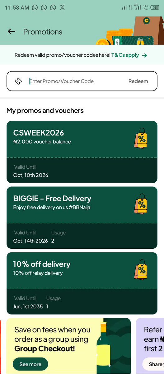 age_dah_great's tweet photo. Praise the Lord, after 10 years of waiting for vouchers 😭😭 delivery. The Lord of Chosen did 🙏🤲@chowdeck https://t.co/VgDL0oBYNE