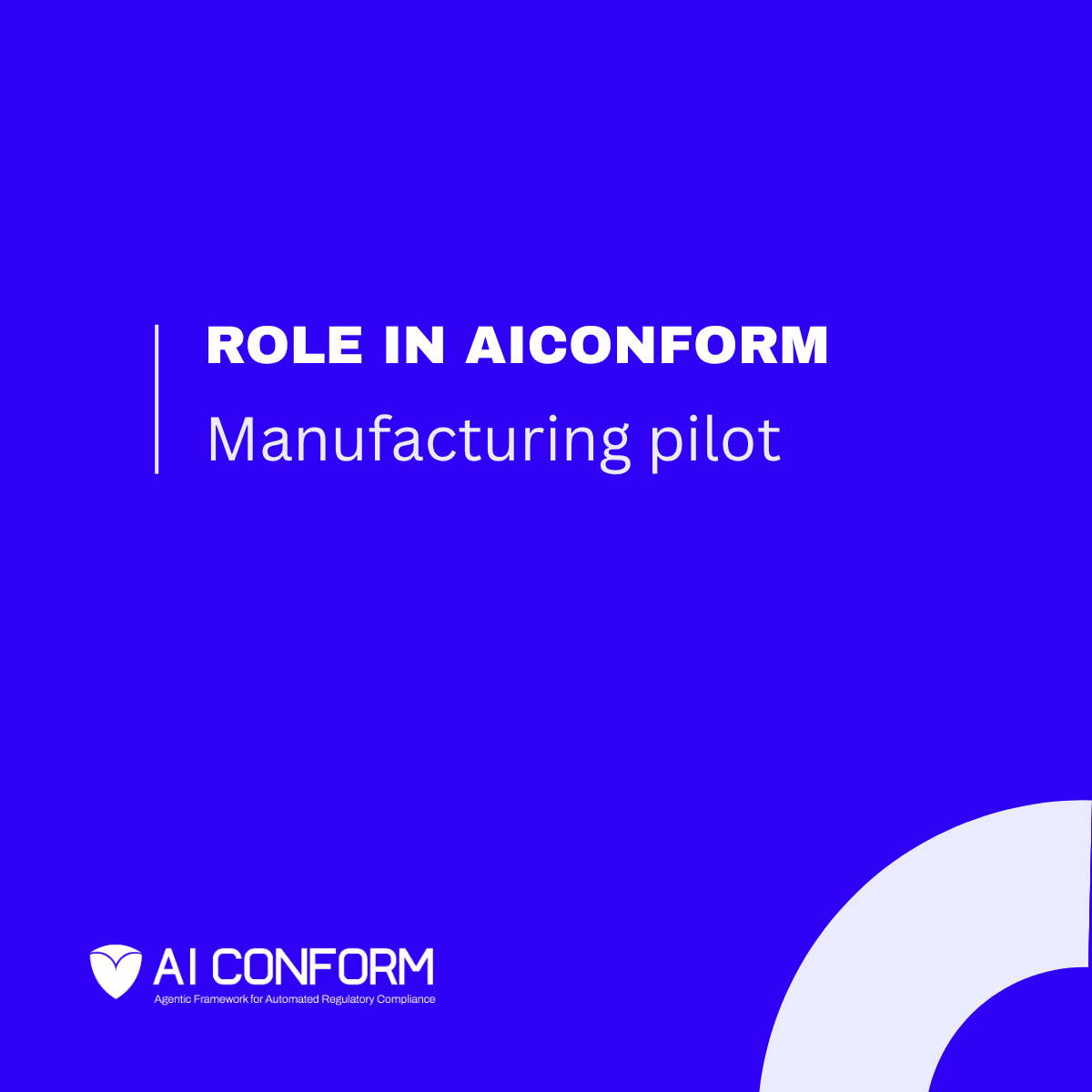 AICONFORM's tweet photo. 📍 Meet FACTOR, leader of #AICONFORM’s manufacturing pilot. The project will be tested in real production and quality-control settings, covering risk classification, documentation, incident workflows and auditability. https://t.co/dcUSSk5WpK #Manufacturing #DigitalEurope https://t.co/vPlJi9gUUJ