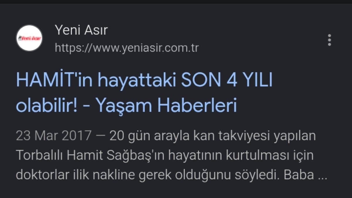 cchaevhs's tweet photo. Başka bir haber daha buldum 2017 yılından yine babası haber yaptırmış adam her yere yazmış danör bulunsun diye. o sırada Hamit 9 yaşında https://t.co/uj29vCVZxg