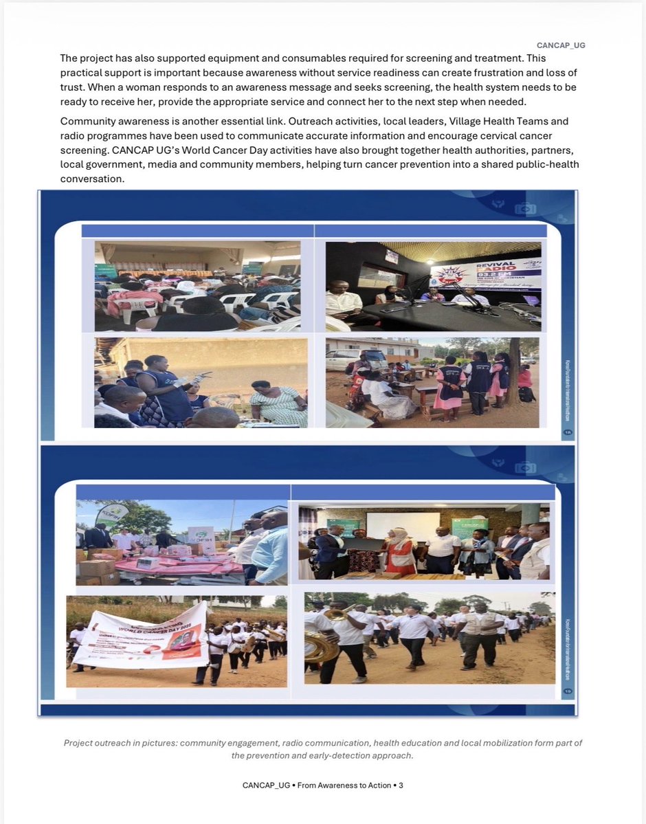 Swabri_na's tweet photo. From Awareness to Action. 🎗️
Sharing my article on cervical cancer awareness, screening, and the importance of early detection in Uganda, through my work with KOFIH.
#KOFIH #CervicalCancerAwareness #CANCAP #Uganda https://t.co/PeIyxLY0nz