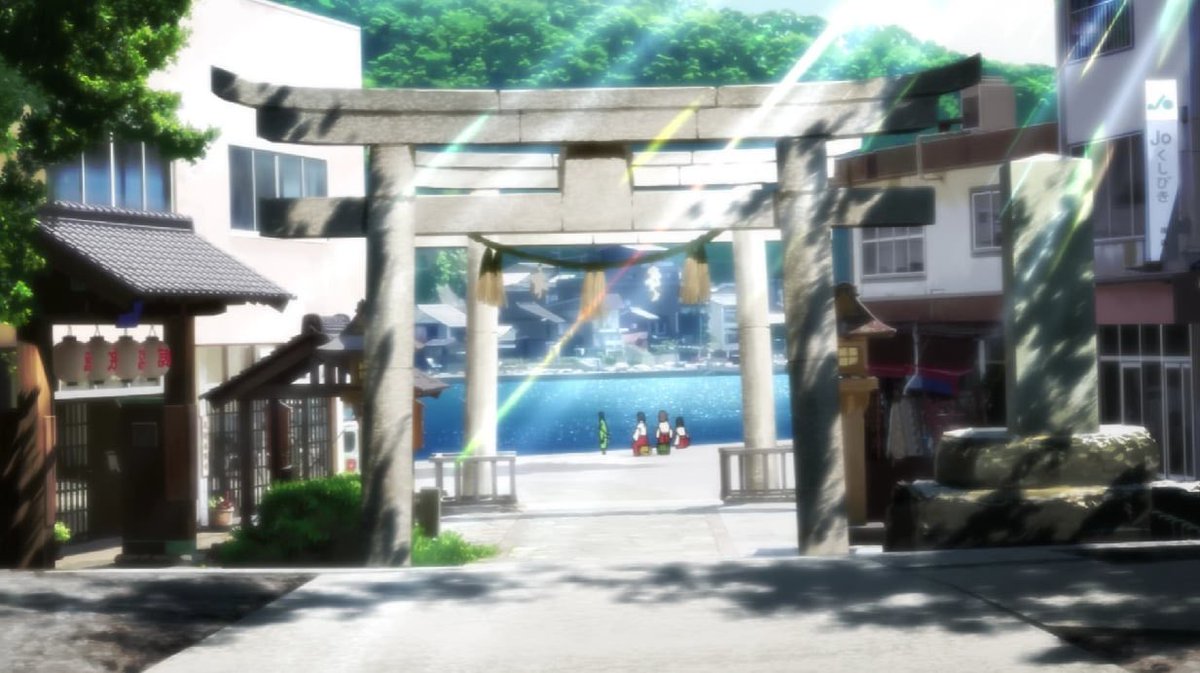 straykami's tweet photo. My bf and I also rented a car to go to the far out coast of Matsue! Here we visited Ebisu’s main shrine, Miho Shrine, which was located in a beautiful and peaceful fishing village, which ofc also appears in both the anime and manga (6/10) https://t.co/vcpwMVX1We