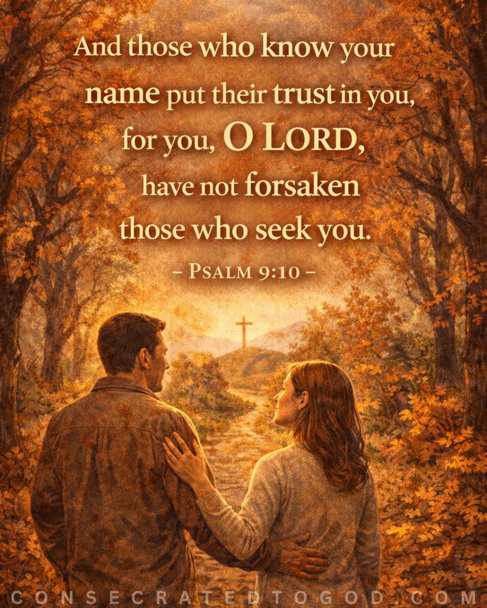 Consecrated2017's tweet photo. Life Reminder: When you truly seek God, youโll discover He is faithful and you can trust Him completely.
#consedratedtoGod #Bible #verseoftheday #verse #votd #Psalm9v10 #Psalm910 #knowingGod #trustingGod #seekGod https://t.co/antSx7hEKb