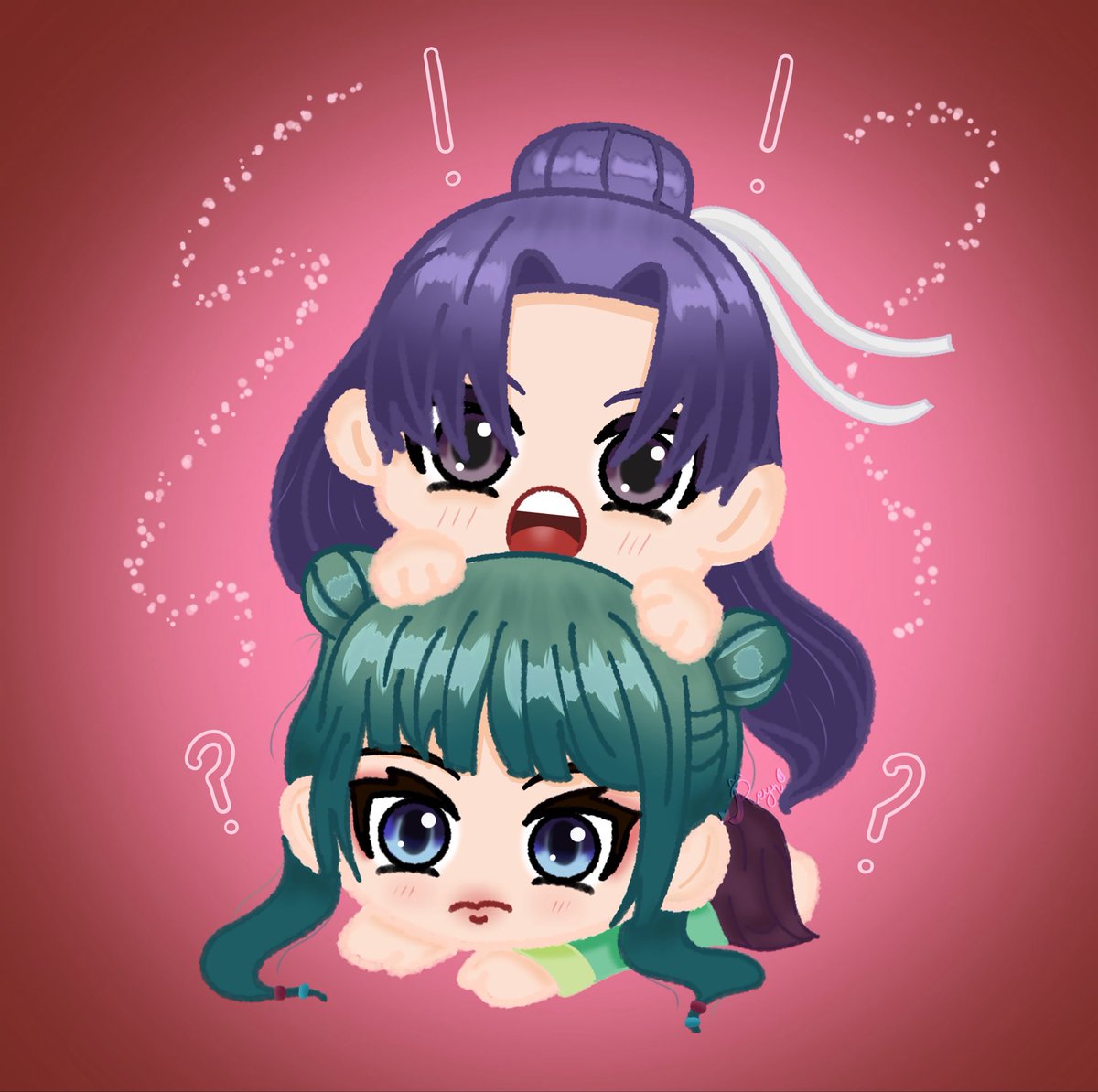 reynndrops's tweet photo. Tadaaa! It's Maomao and Jinshi! ✨🪷
.
.
Looking for more #artmoots hihi 
{ ♡ + ↻ are highly appreciated! 🍀} https://t.co/fwGH6pVVvl