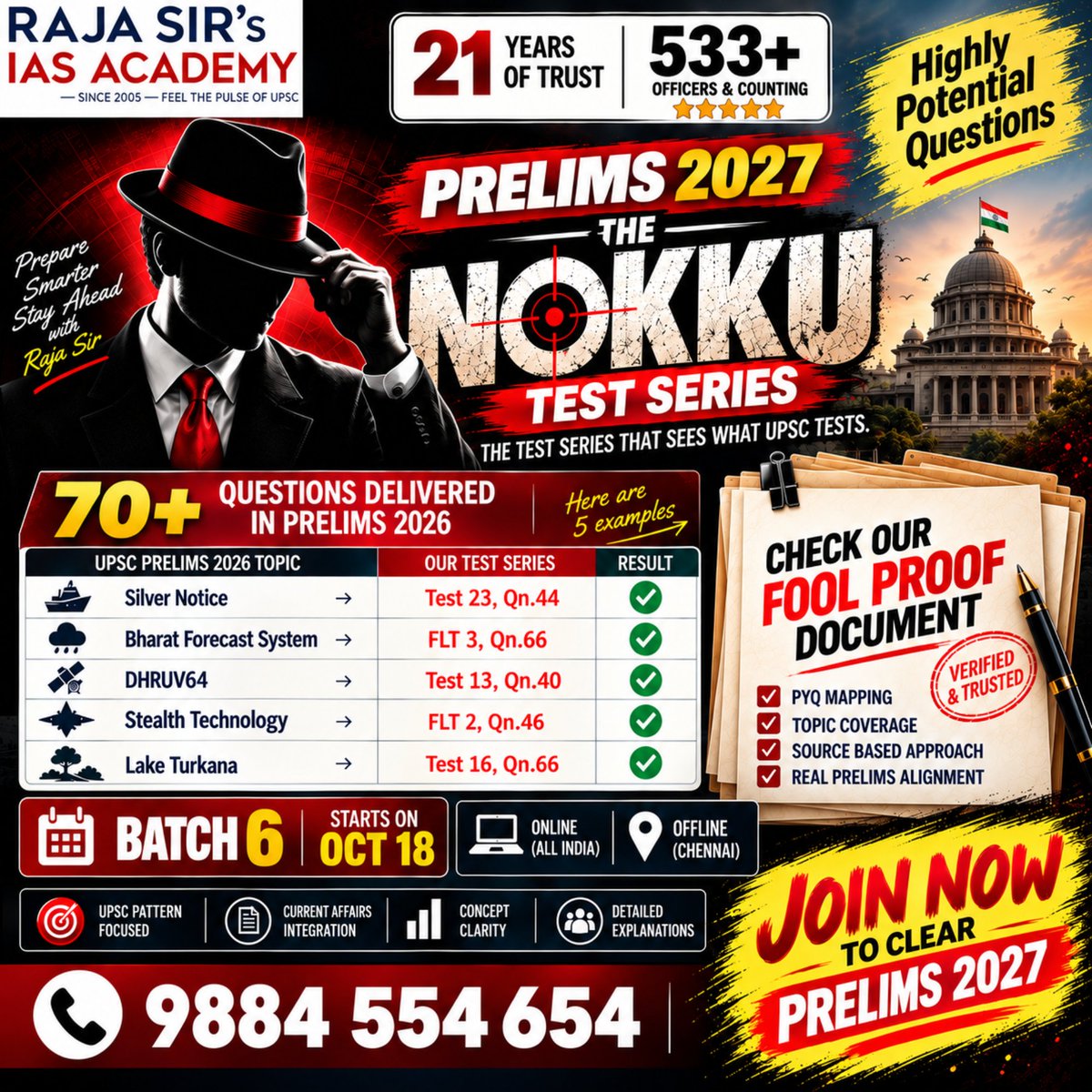 Raja_IASTrainer's tweet photo. CSAT Classes — Learn Smart. Prepare Strong. Succeed.

✨ Best Wishes! ✨
Raja Sir IAS Academy
📞 Contact: 9884 554 654
📲 To know more, click the Instagram link below.
https://t.co/gBsGReVImz

#CSAT #UPSC #IASPreparation #RajaSirIASAcademy #UPSCPreparation https://t.co/OQutCgCngP
