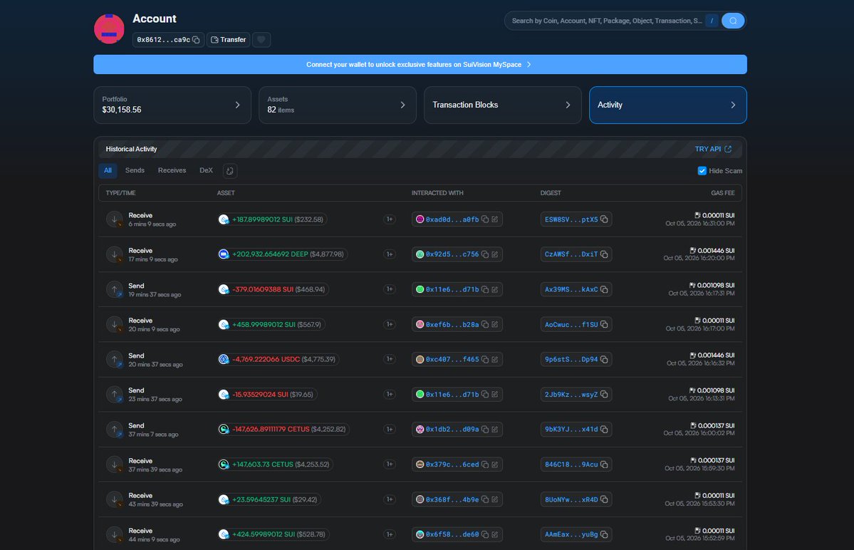 _Amar23's tweet photo. finally found that where's my fund gone @SuiNetwork this is the hacker's wallet portfolio where he collected all funds hacked from many users please do something about this 

0x861284f9839a0334f8bbdbc4d9b254769ca74a5139636de9785ab2b7814dca9c https://t.co/tsxoNMUKOQ