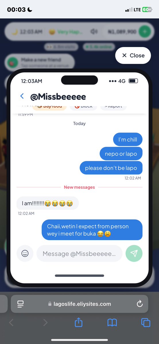 Dachyion's tweet photo. Make una turn up for me 😂💔,egbon adugbo in the game.

@Dachyion in game too https://t.co/Nuccc81rXz